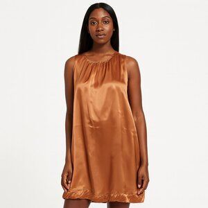 SALE Elie Tahari Copper Sleeveless Dress